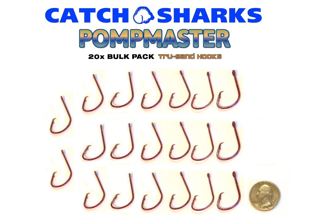 Catch Sharks POMPMASTER 2/0 Tru-Sand Circle Master Pack 20x