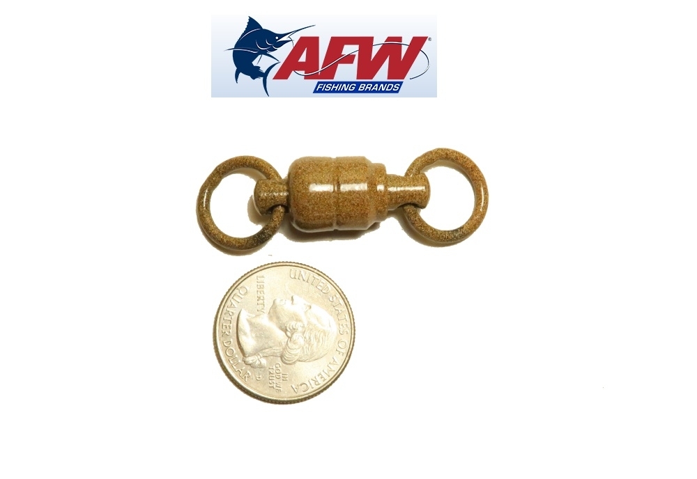 AFW Large Brass Ball Bearing Swivels - ED Coated™ Tru-Sand