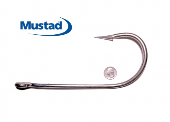 Mustad Classic Kirbed Point Duratin Shark Hook 4480-DT 15/0