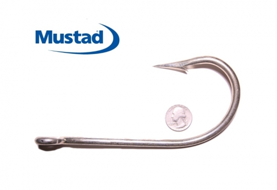 Mustad Classic Kirbed Point Duratin Shark Hook 4480-DT 13/0