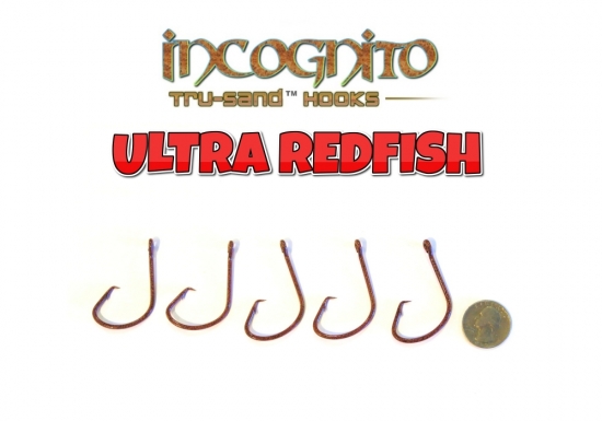 Catch Sharks ULTRA REDFISH 8/0 Hooks - ED Coated™ 5 Pack (Tru-Sand™)
