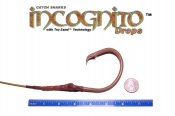 20/0 Non-Offset Circle Hook Incognito Drop with Tru-Sand™ Technology - 4' 